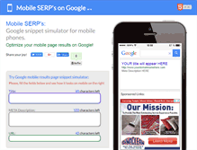 Tablet Screenshot of mobileserps.com